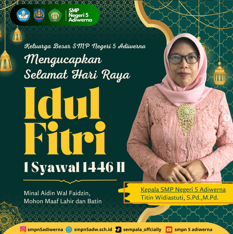 Selamat Hari Raya Idul Fitri 1446 H